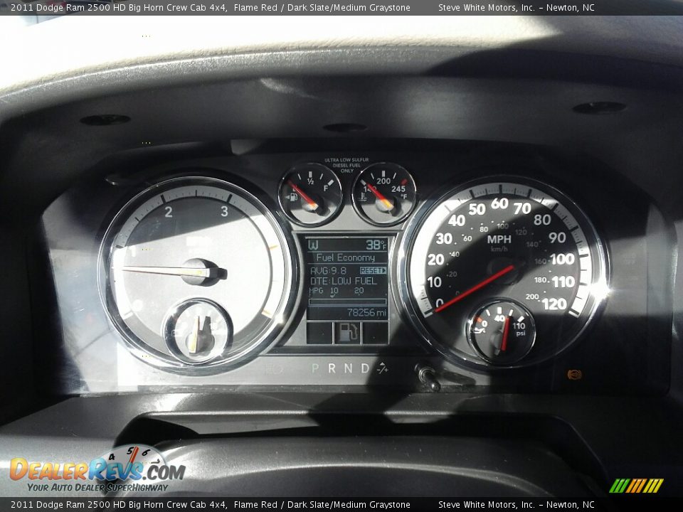 2011 Dodge Ram 2500 HD Big Horn Crew Cab 4x4 Flame Red / Dark Slate/Medium Graystone Photo #14