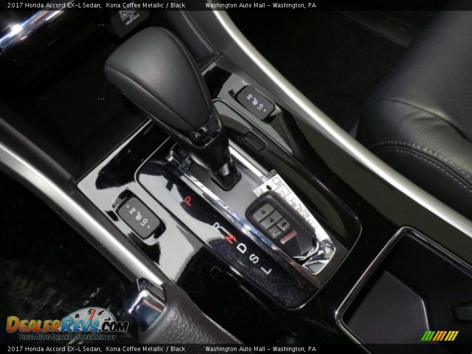 2017 Honda Accord EX-L Sedan Kona Coffee Metallic / Black Photo #35