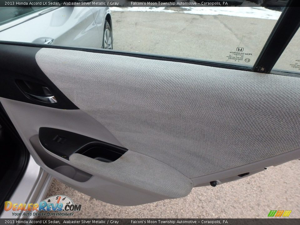 2013 Honda Accord LX Sedan Alabaster Silver Metallic / Gray Photo #14