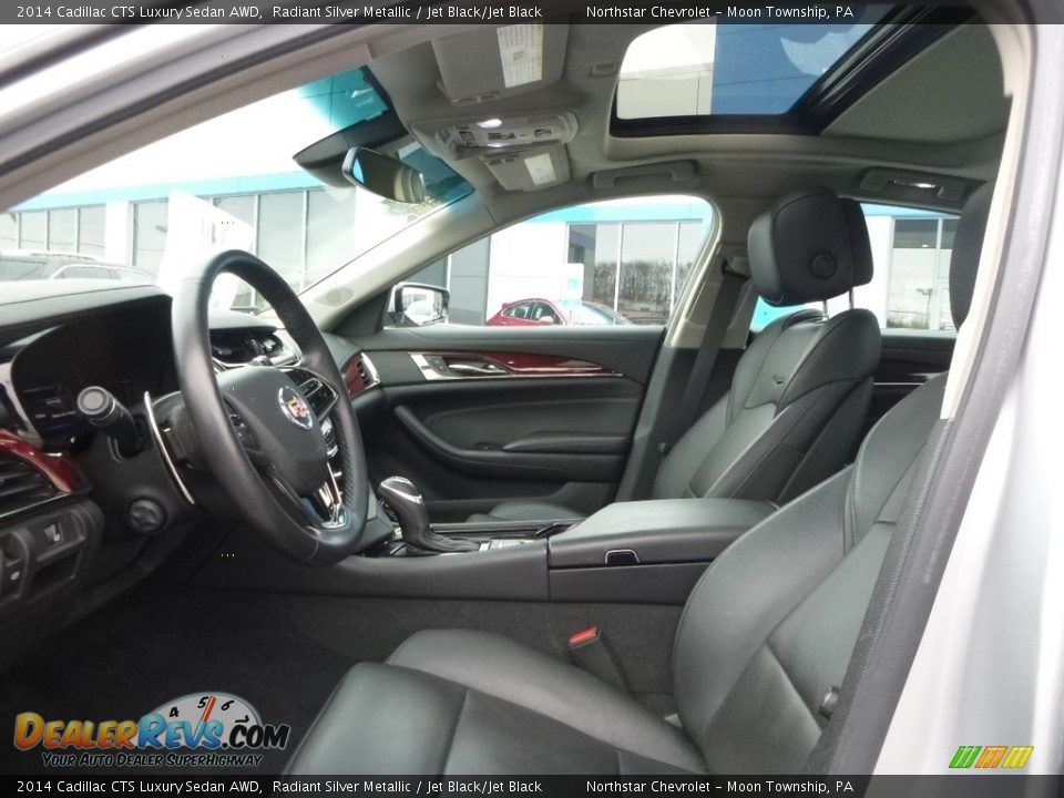 Jet Black/Jet Black Interior - 2014 Cadillac CTS Luxury Sedan AWD Photo #13