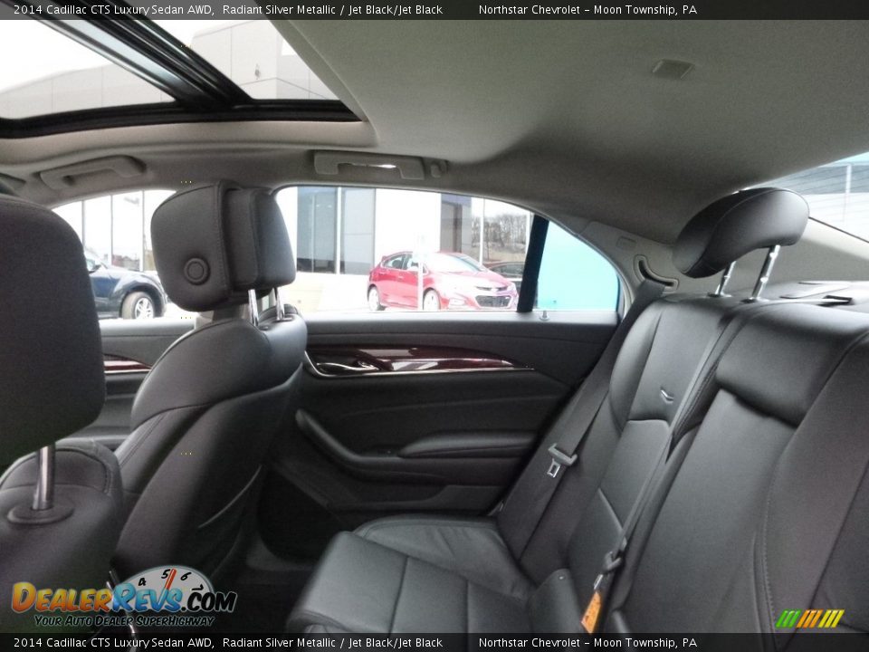 2014 Cadillac CTS Luxury Sedan AWD Radiant Silver Metallic / Jet Black/Jet Black Photo #14