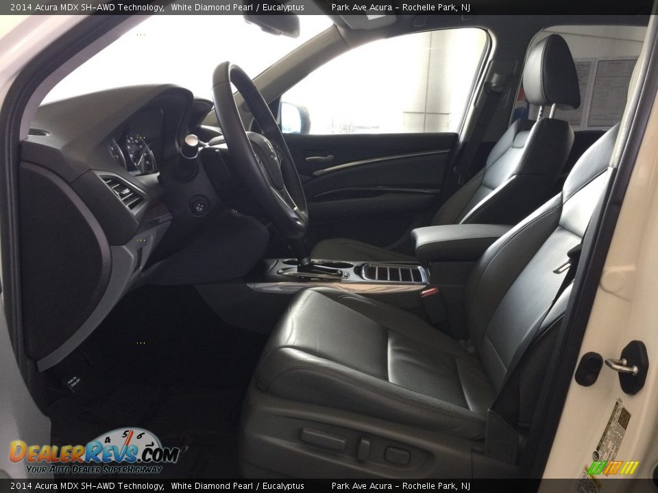 2014 Acura MDX SH-AWD Technology White Diamond Pearl / Eucalyptus Photo #11