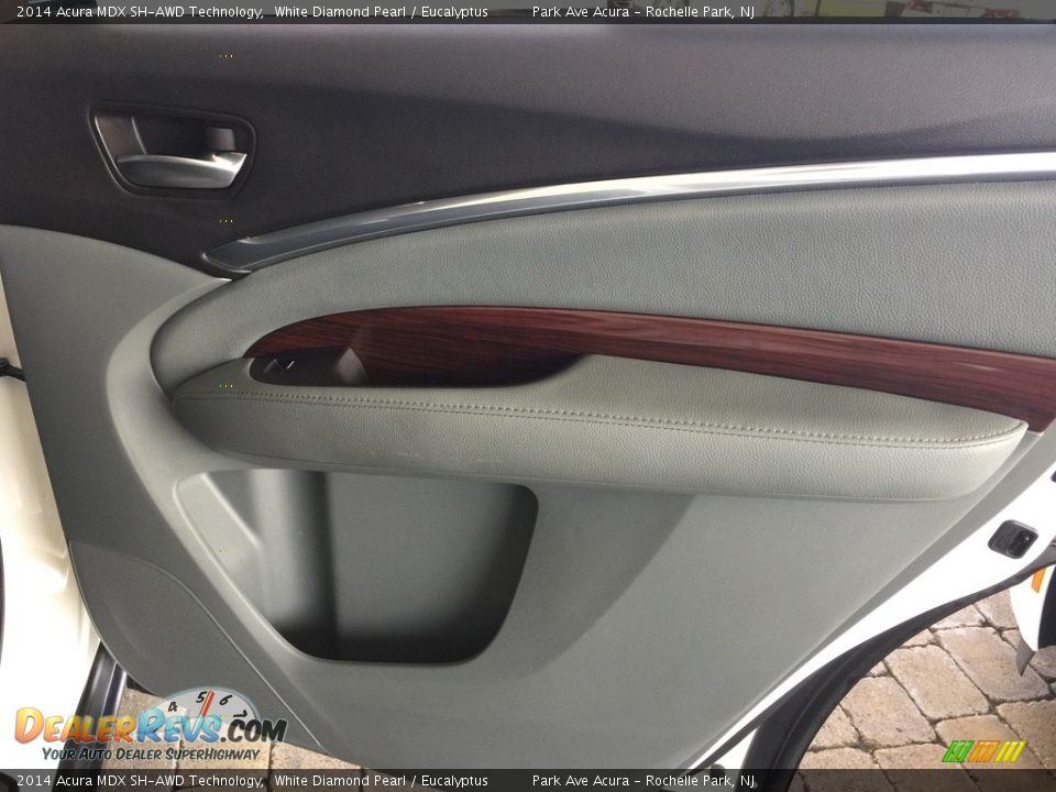 2014 Acura MDX SH-AWD Technology White Diamond Pearl / Eucalyptus Photo #23