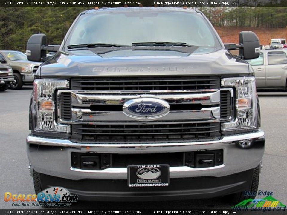 2017 Ford F350 Super Duty XL Crew Cab 4x4 Magnetic / Medium Earth Gray Photo #8