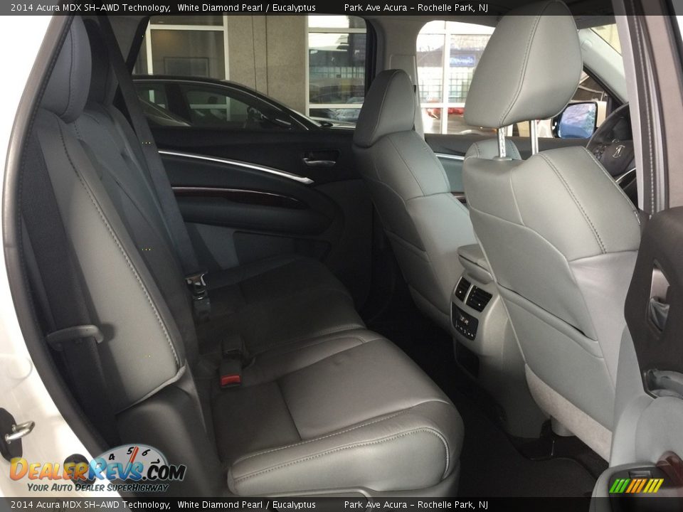 2014 Acura MDX SH-AWD Technology White Diamond Pearl / Eucalyptus Photo #24