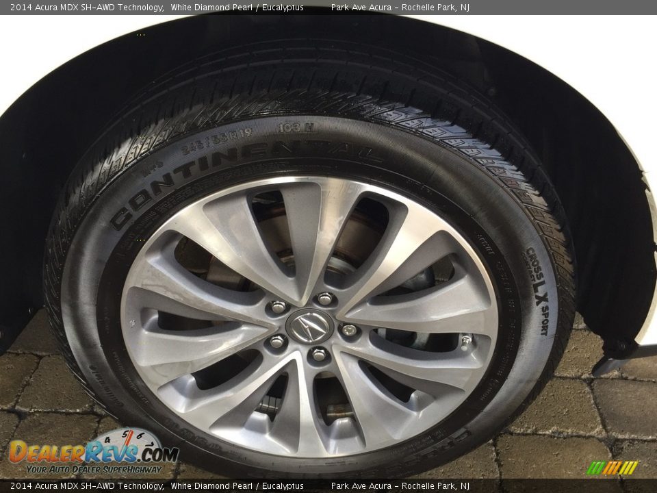 2014 Acura MDX SH-AWD Technology White Diamond Pearl / Eucalyptus Photo #29