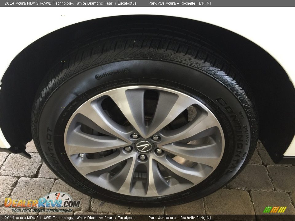 2014 Acura MDX SH-AWD Technology White Diamond Pearl / Eucalyptus Photo #30