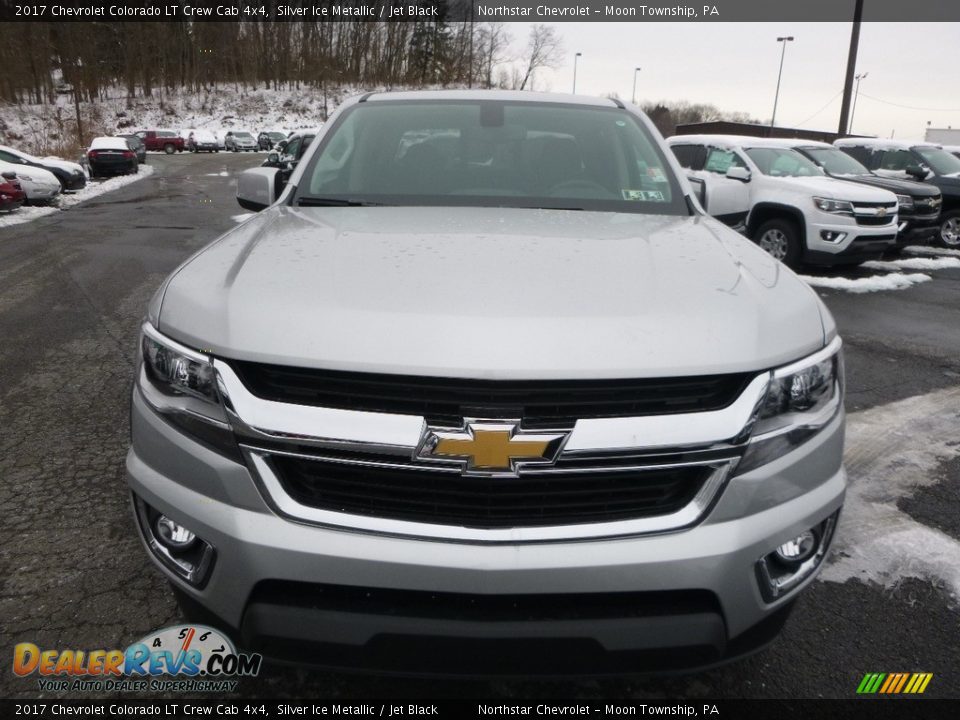 2017 Chevrolet Colorado LT Crew Cab 4x4 Silver Ice Metallic / Jet Black Photo #2