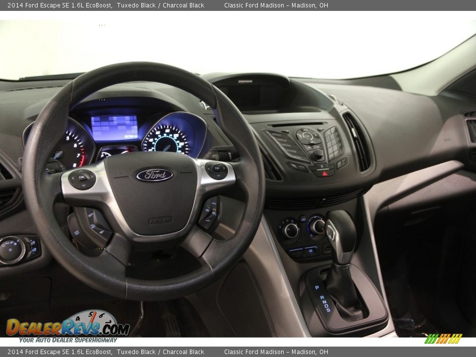 2014 Ford Escape SE 1.6L EcoBoost Tuxedo Black / Charcoal Black Photo #7