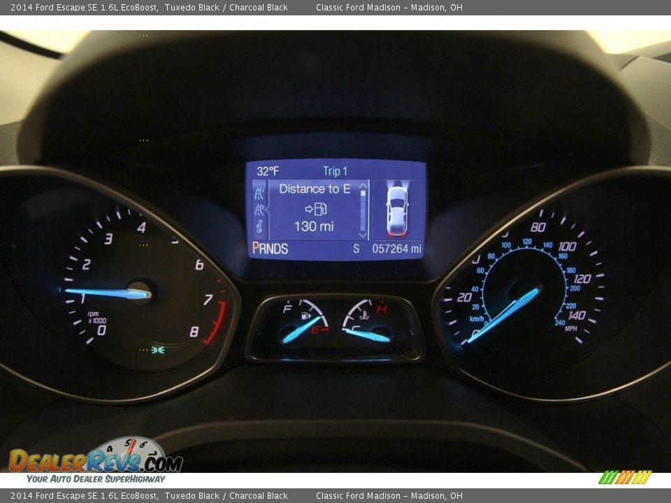 2014 Ford Escape SE 1.6L EcoBoost Tuxedo Black / Charcoal Black Photo #9