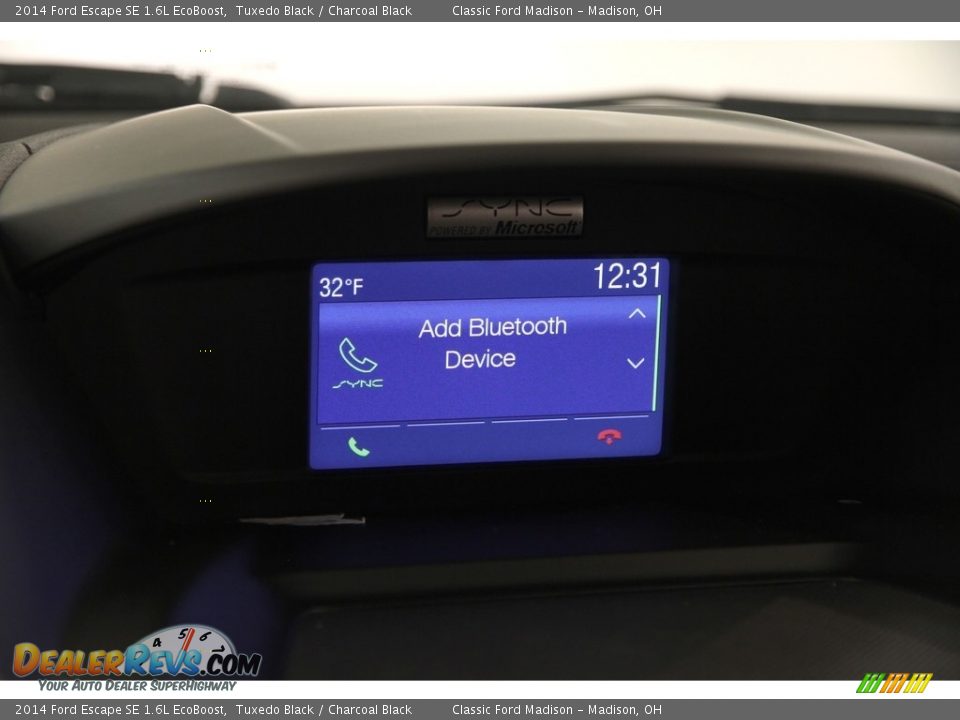 2014 Ford Escape SE 1.6L EcoBoost Tuxedo Black / Charcoal Black Photo #11