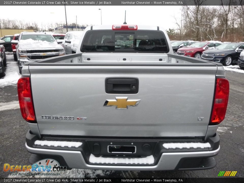 2017 Chevrolet Colorado LT Crew Cab 4x4 Silver Ice Metallic / Jet Black Photo #7