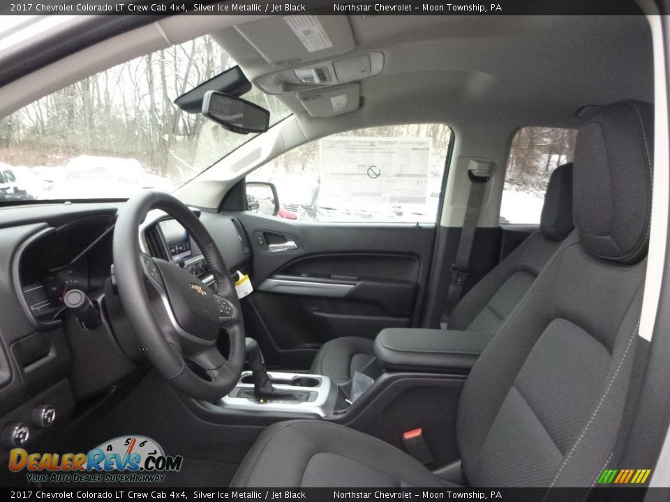 2017 Chevrolet Colorado LT Crew Cab 4x4 Silver Ice Metallic / Jet Black Photo #11