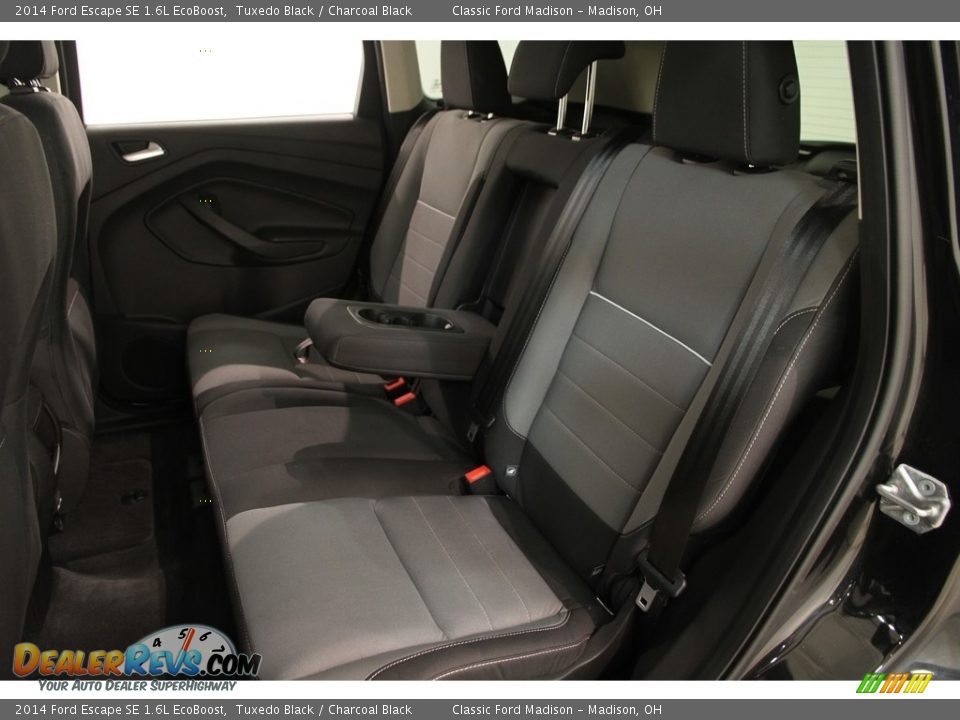 2014 Ford Escape SE 1.6L EcoBoost Tuxedo Black / Charcoal Black Photo #17