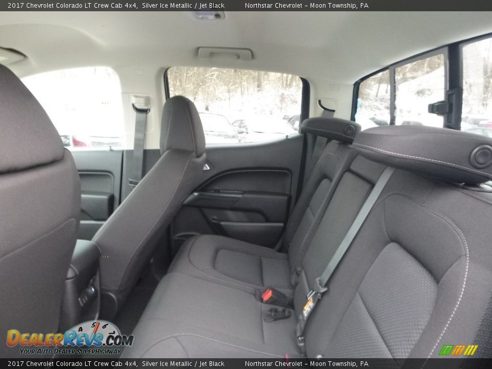 2017 Chevrolet Colorado LT Crew Cab 4x4 Silver Ice Metallic / Jet Black Photo #12