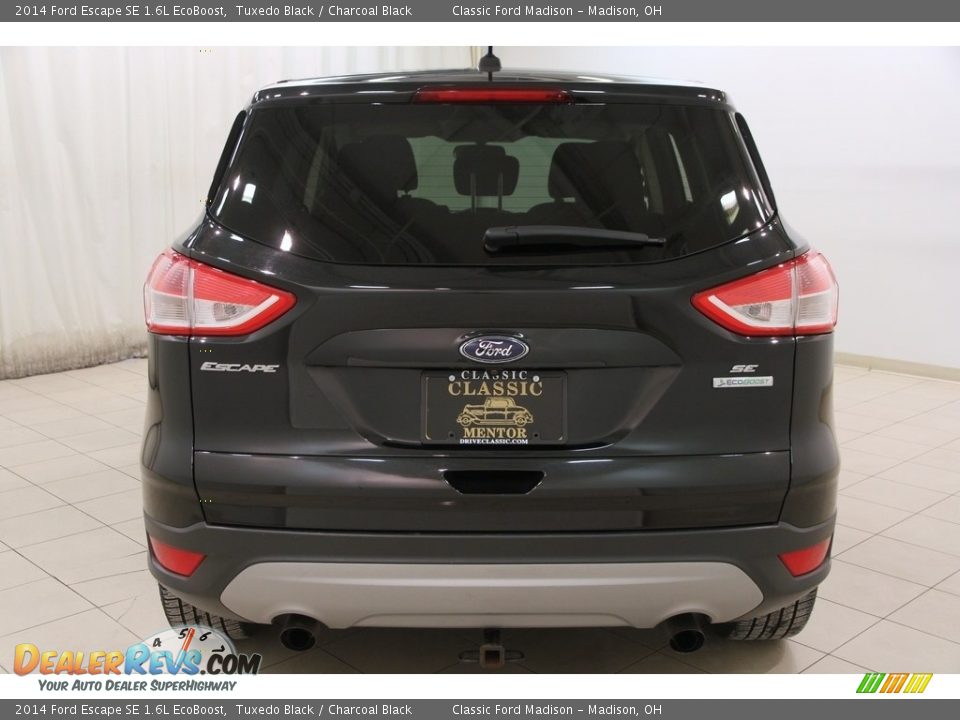2014 Ford Escape SE 1.6L EcoBoost Tuxedo Black / Charcoal Black Photo #18