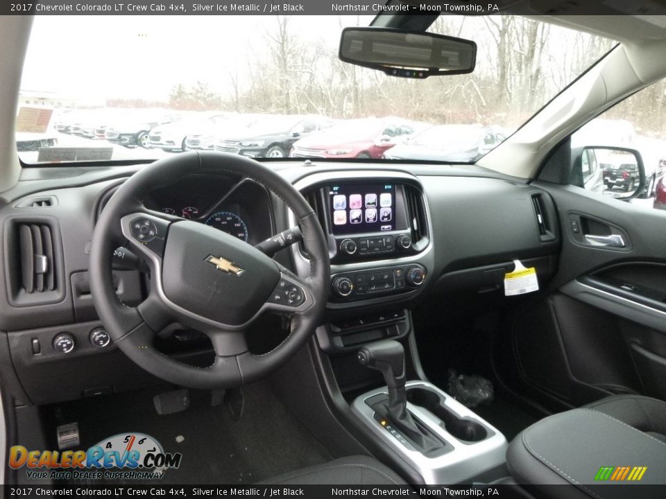 2017 Chevrolet Colorado LT Crew Cab 4x4 Silver Ice Metallic / Jet Black Photo #13