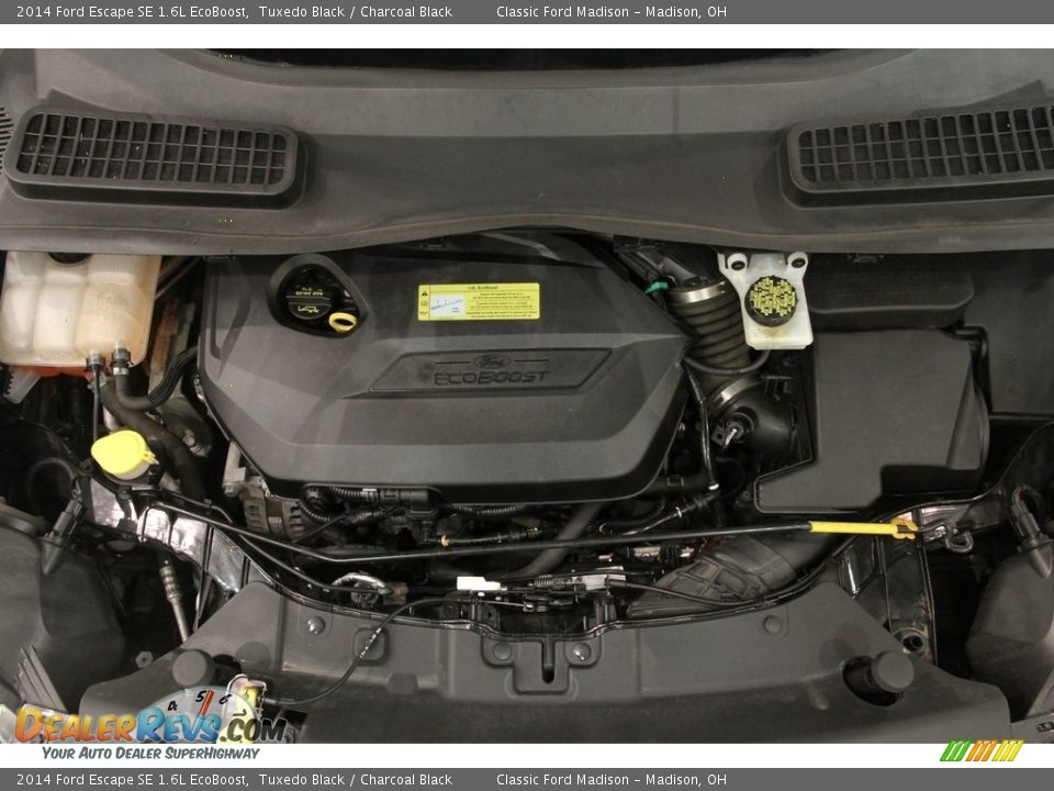 2014 Ford Escape SE 1.6L EcoBoost Tuxedo Black / Charcoal Black Photo #19