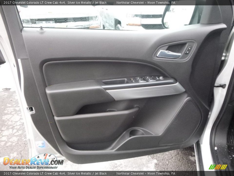 2017 Chevrolet Colorado LT Crew Cab 4x4 Silver Ice Metallic / Jet Black Photo #14