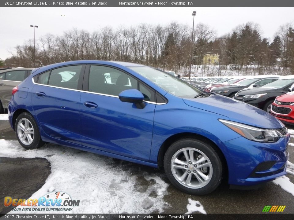 2017 Chevrolet Cruze LT Kinetic Blue Metallic / Jet Black Photo #3
