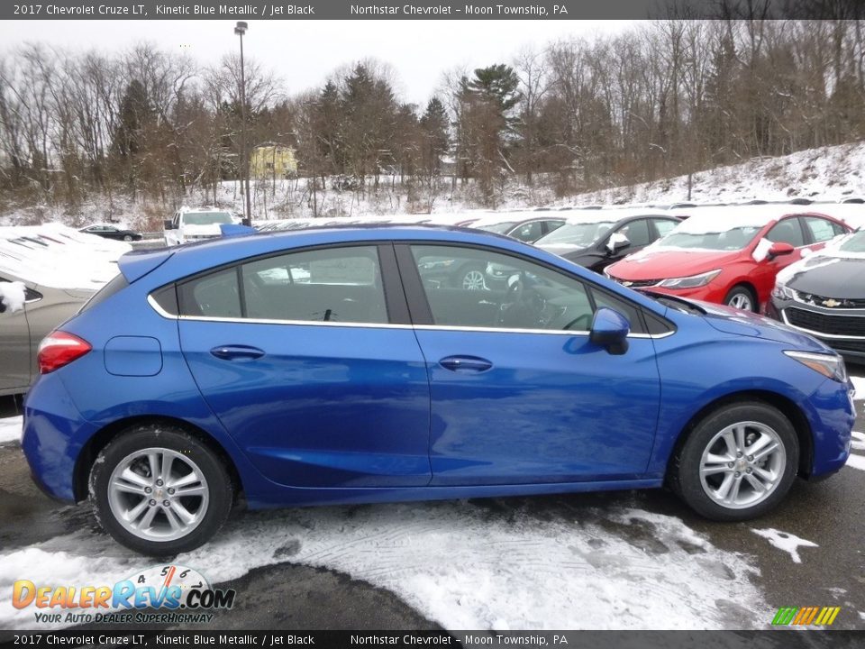 2017 Chevrolet Cruze LT Kinetic Blue Metallic / Jet Black Photo #4