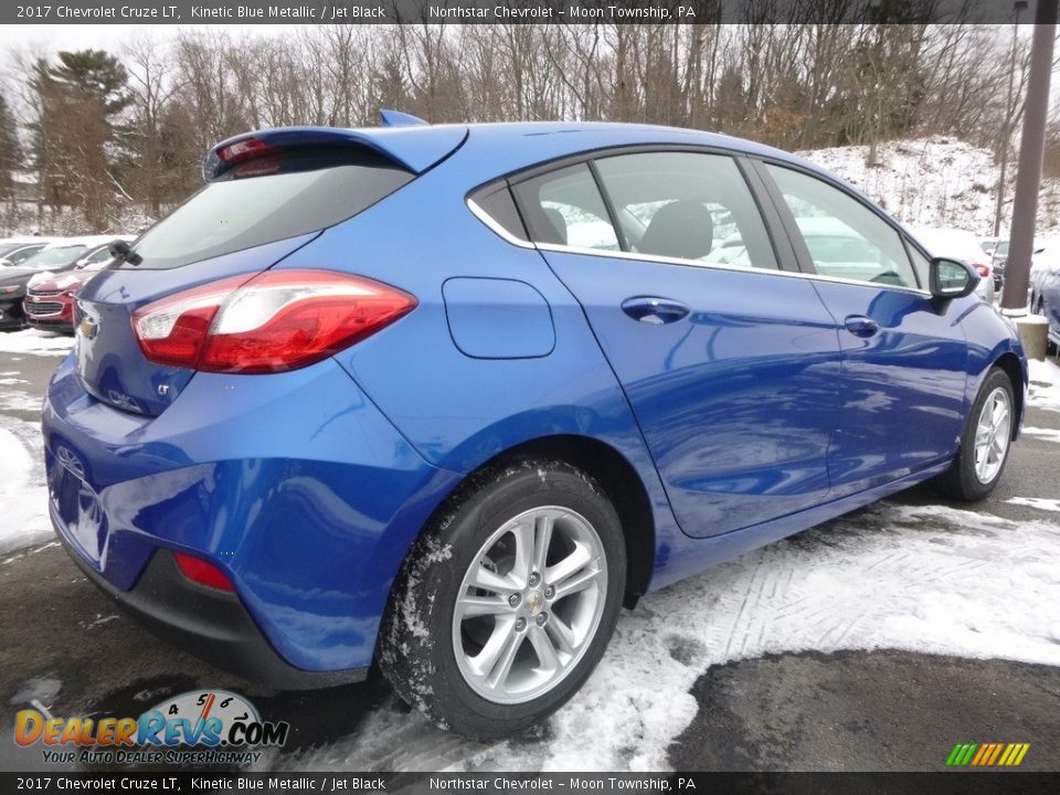 2017 Chevrolet Cruze LT Kinetic Blue Metallic / Jet Black Photo #5