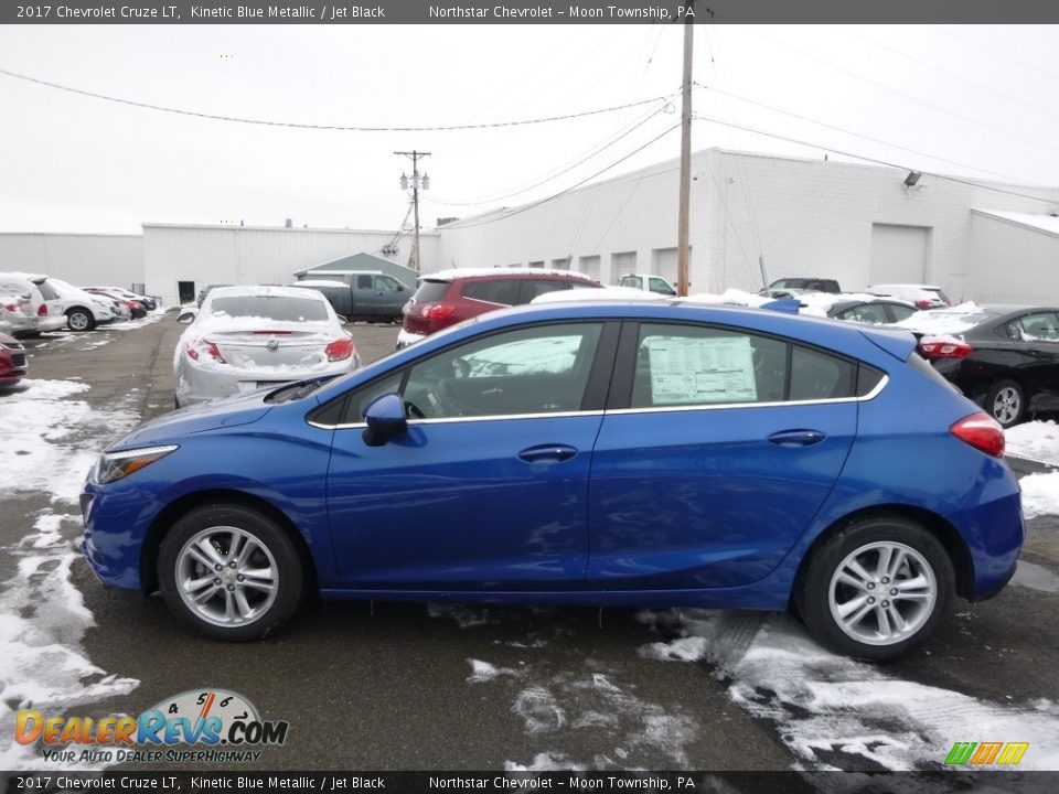 2017 Chevrolet Cruze LT Kinetic Blue Metallic / Jet Black Photo #9