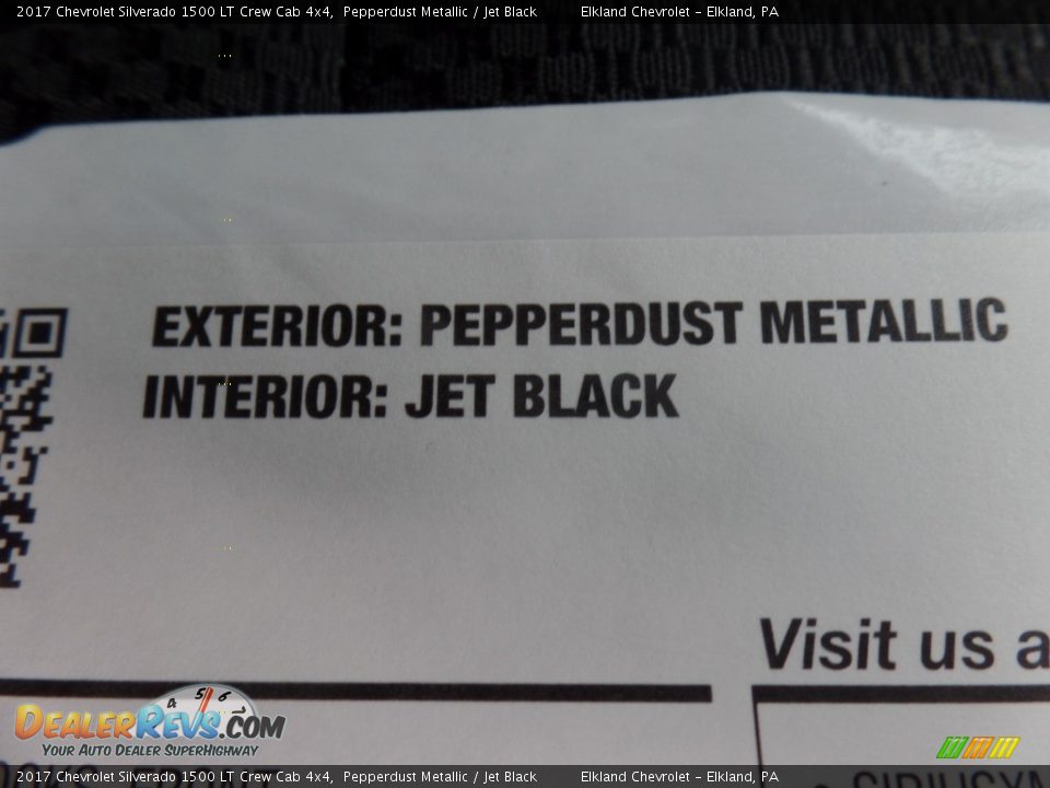 2017 Chevrolet Silverado 1500 LT Crew Cab 4x4 Window Sticker Photo #17