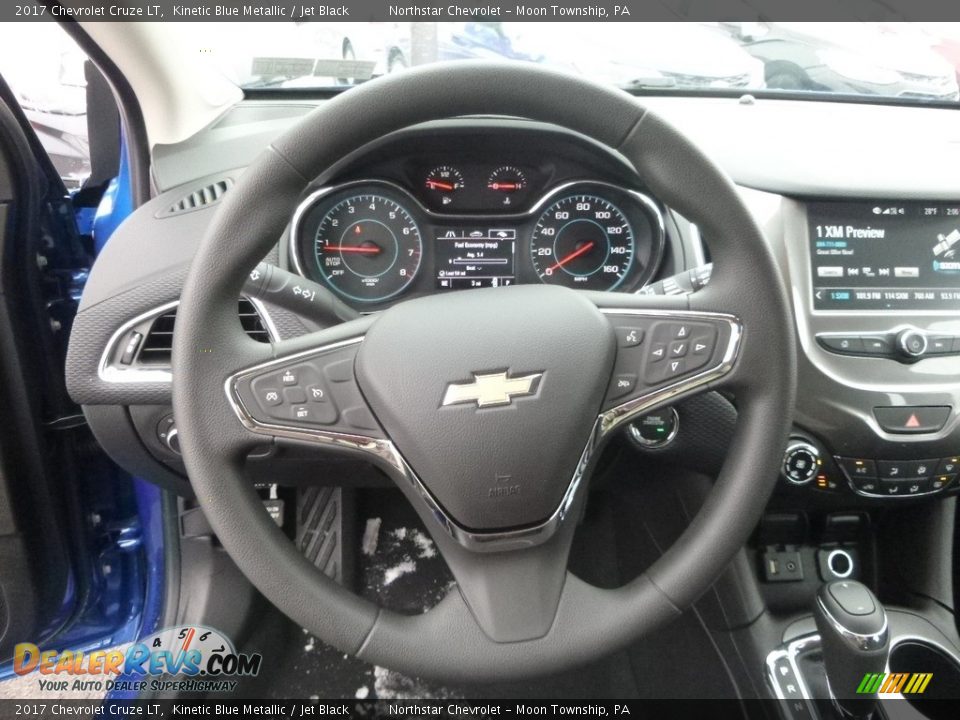 2017 Chevrolet Cruze LT Kinetic Blue Metallic / Jet Black Photo #16