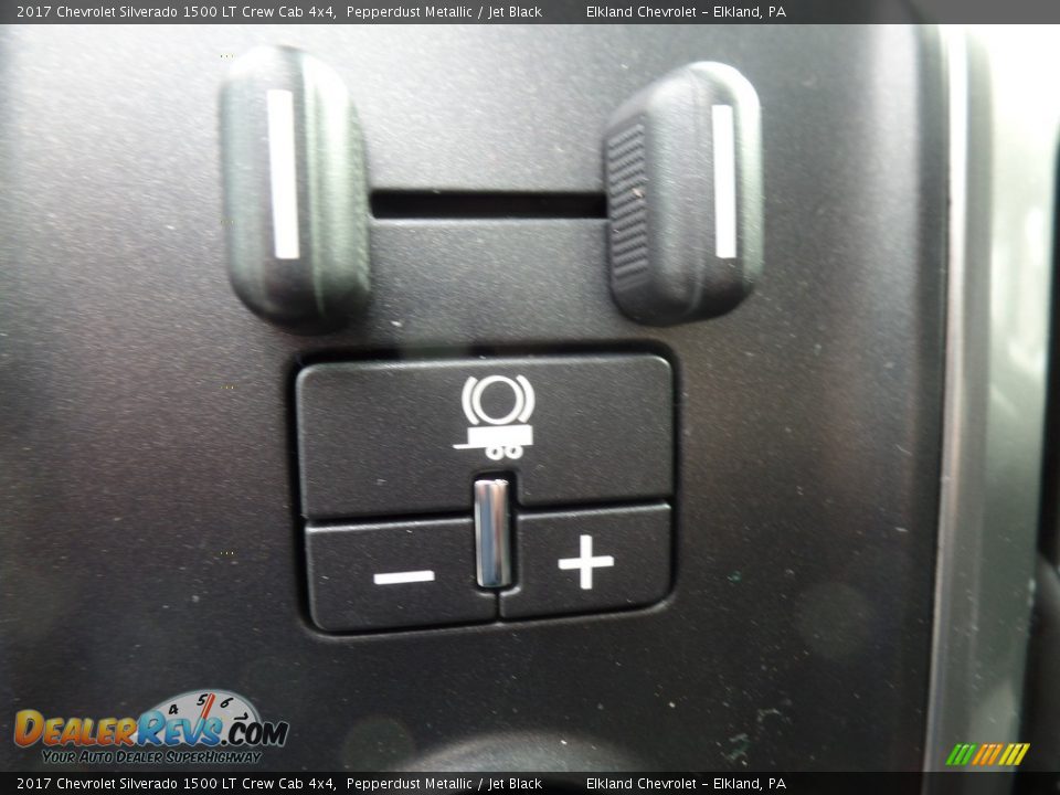2017 Chevrolet Silverado 1500 LT Crew Cab 4x4 Pepperdust Metallic / Jet Black Photo #27