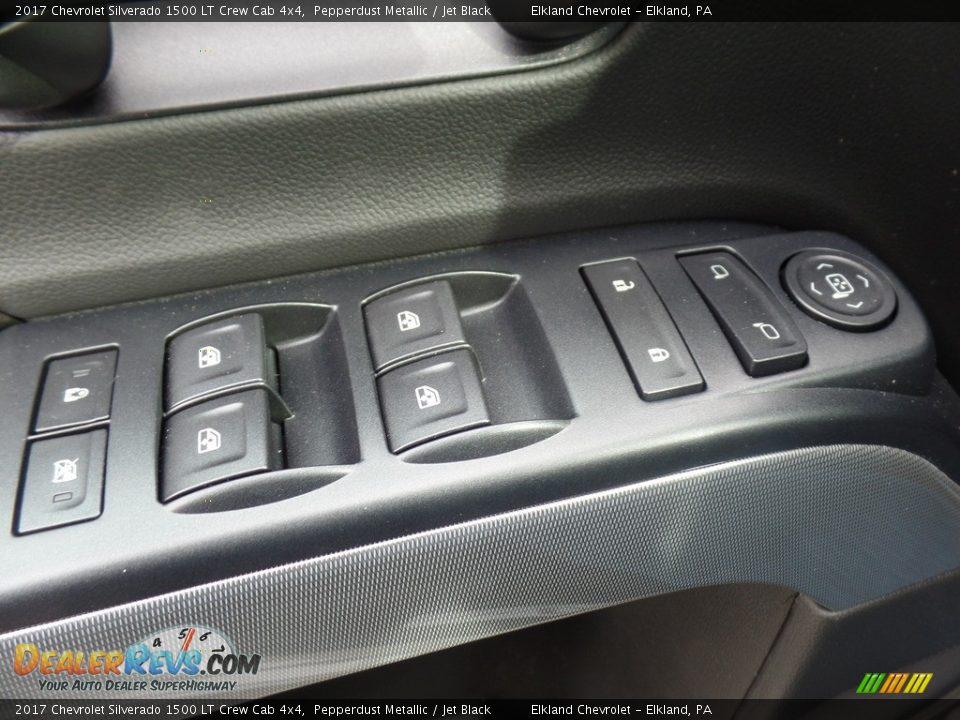 2017 Chevrolet Silverado 1500 LT Crew Cab 4x4 Pepperdust Metallic / Jet Black Photo #29