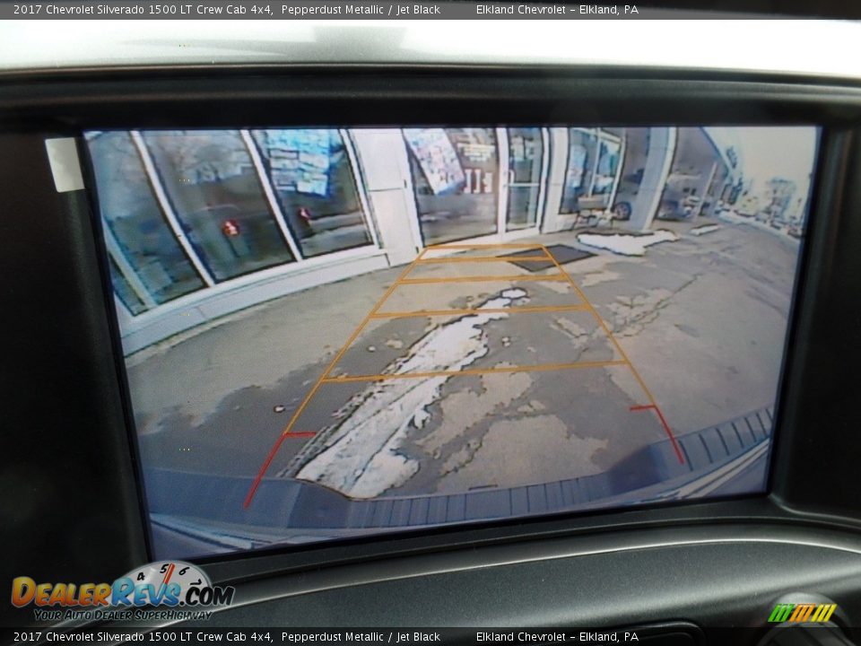 2017 Chevrolet Silverado 1500 LT Crew Cab 4x4 Pepperdust Metallic / Jet Black Photo #34