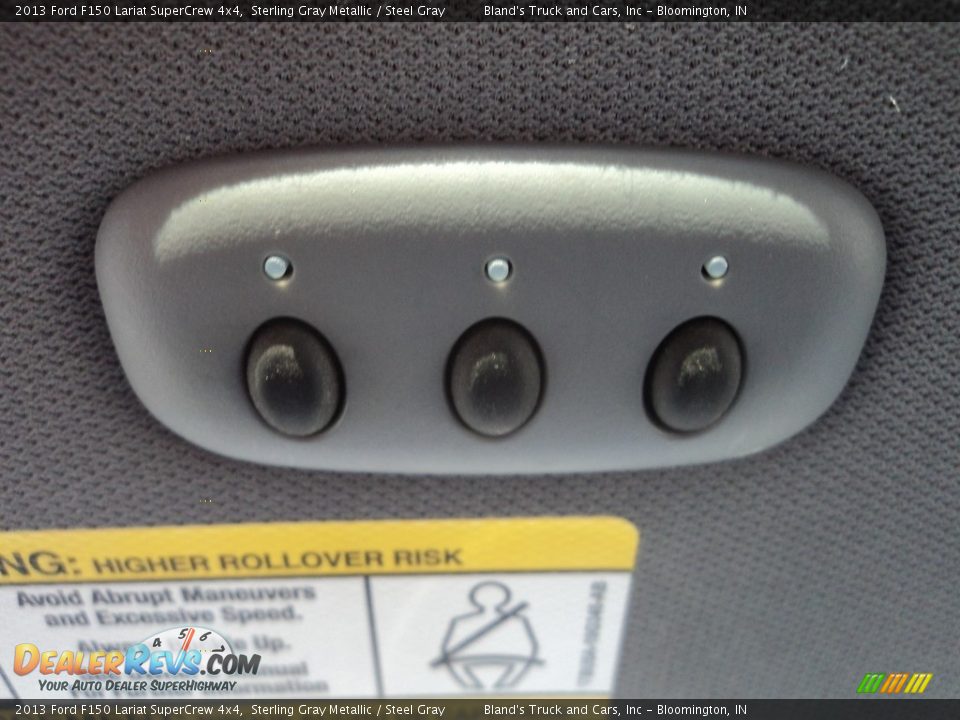 2013 Ford F150 Lariat SuperCrew 4x4 Sterling Gray Metallic / Steel Gray Photo #28