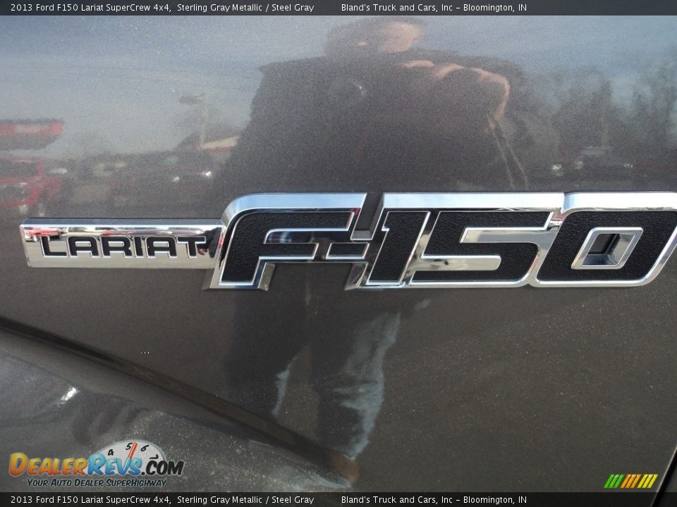 2013 Ford F150 Lariat SuperCrew 4x4 Sterling Gray Metallic / Steel Gray Photo #30