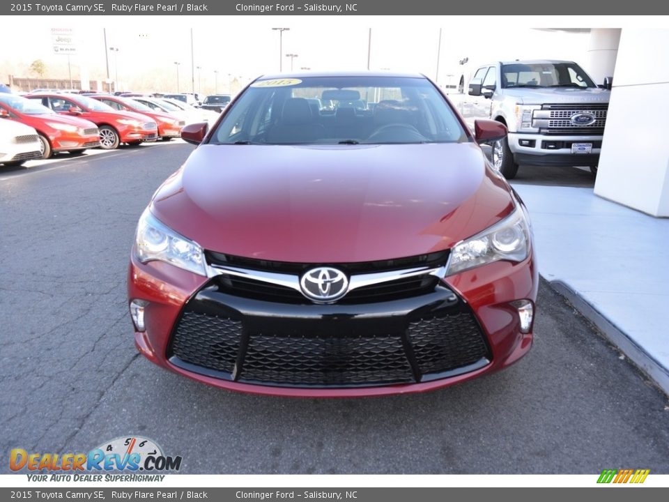 2015 Toyota Camry SE Ruby Flare Pearl / Black Photo #7