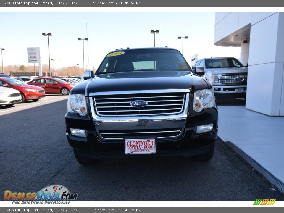 2008 Ford Explorer Limited Black / Black Photo #7