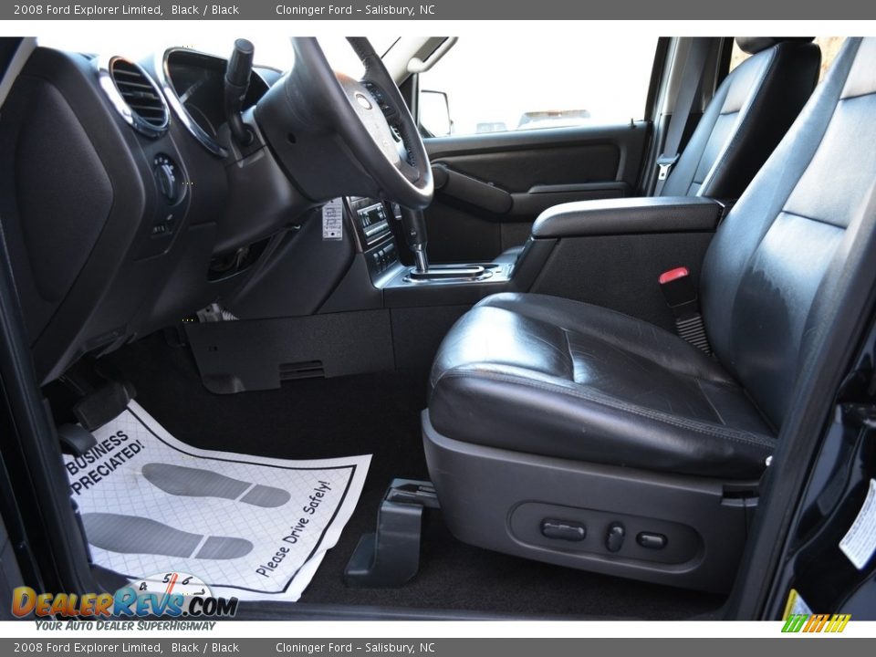2008 Ford Explorer Limited Black / Black Photo #10