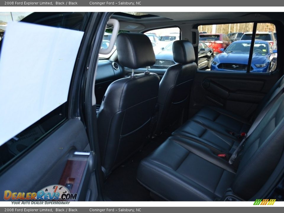 2008 Ford Explorer Limited Black / Black Photo #13