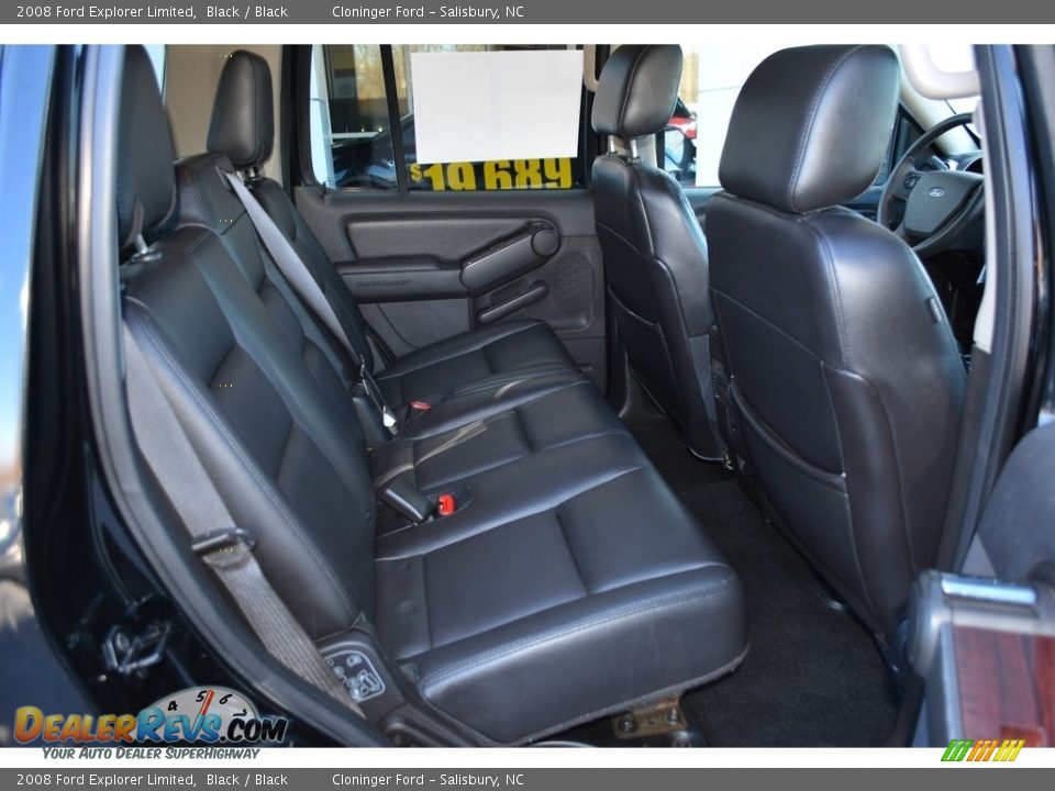 2008 Ford Explorer Limited Black / Black Photo #15
