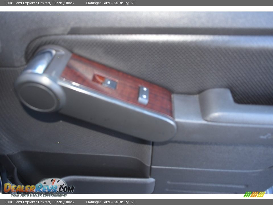 2008 Ford Explorer Limited Black / Black Photo #16