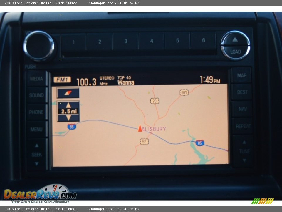 2008 Ford Explorer Limited Black / Black Photo #19