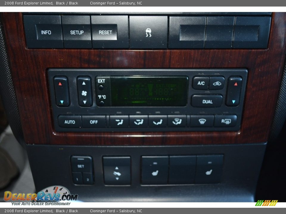 2008 Ford Explorer Limited Black / Black Photo #20