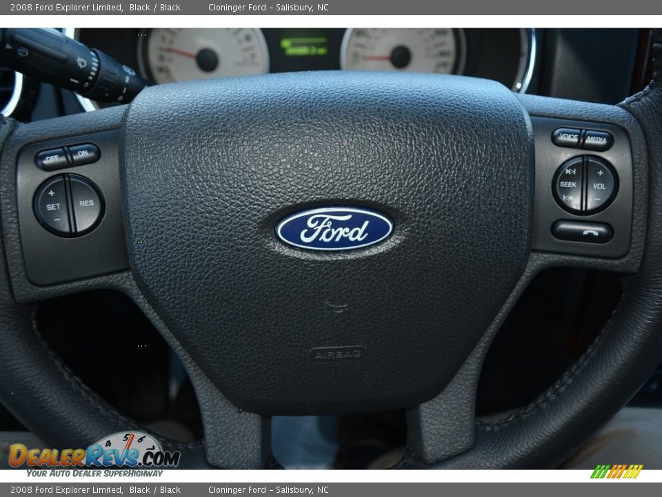 2008 Ford Explorer Limited Black / Black Photo #23