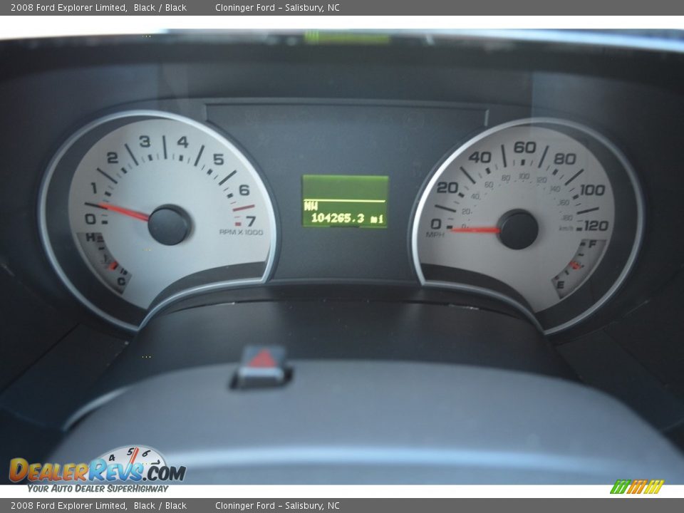 2008 Ford Explorer Limited Black / Black Photo #24