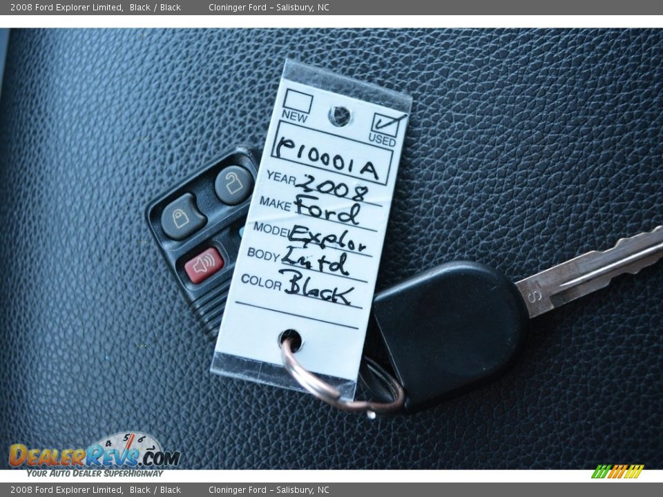 2008 Ford Explorer Limited Black / Black Photo #26
