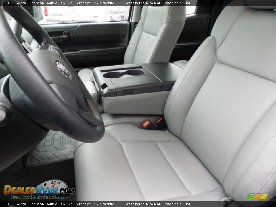 Front Seat of 2017 Toyota Tundra SR Double Cab 4x4 Photo #12