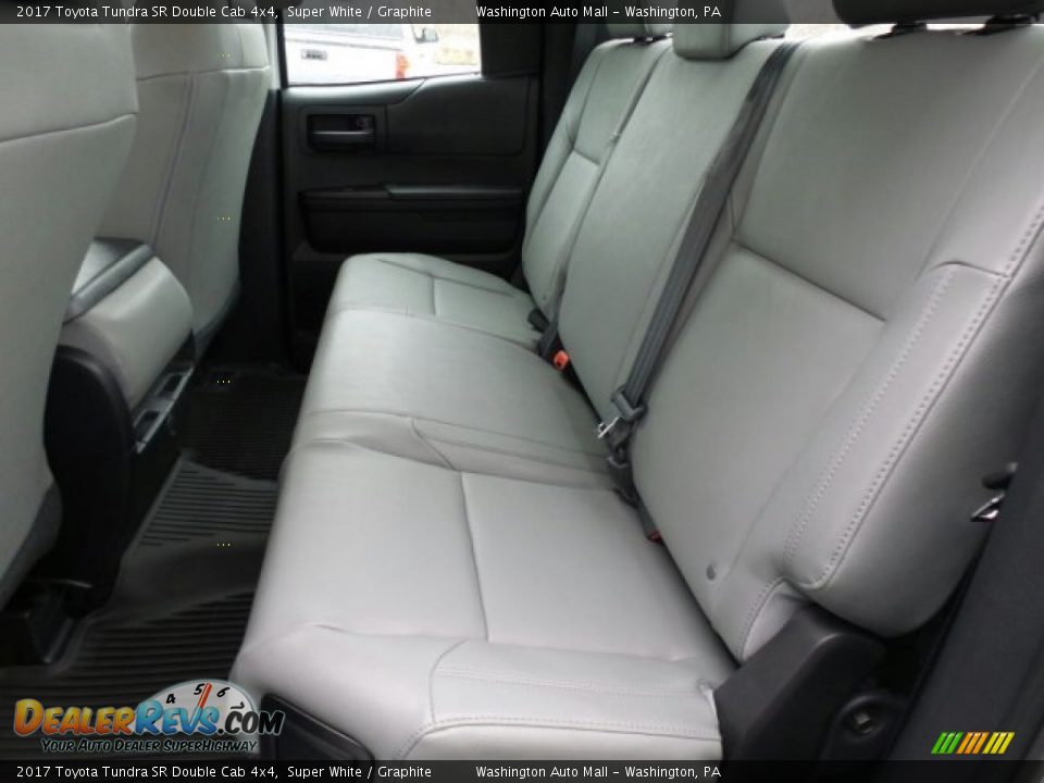 Rear Seat of 2017 Toyota Tundra SR Double Cab 4x4 Photo #13