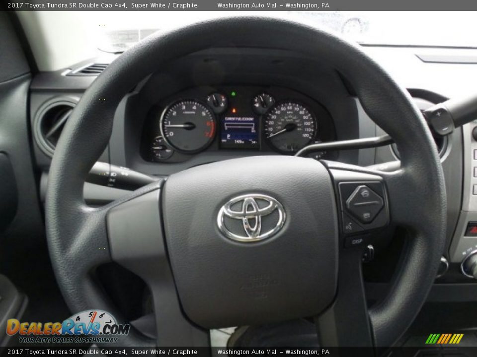 2017 Toyota Tundra SR Double Cab 4x4 Steering Wheel Photo #18
