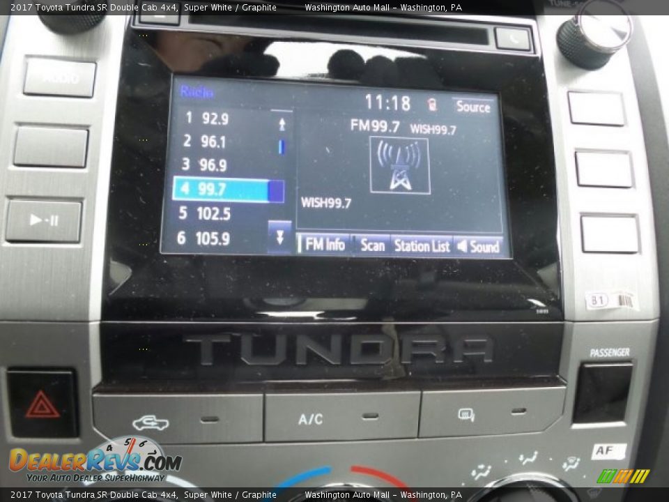 Audio System of 2017 Toyota Tundra SR Double Cab 4x4 Photo #27