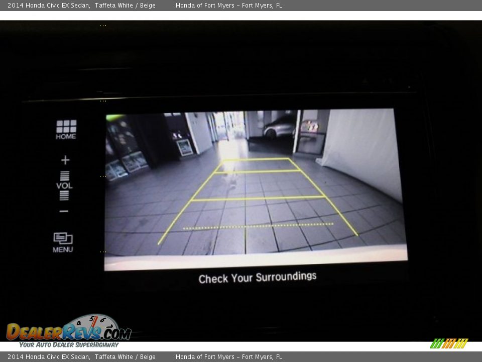 2014 Honda Civic EX Sedan Taffeta White / Beige Photo #16